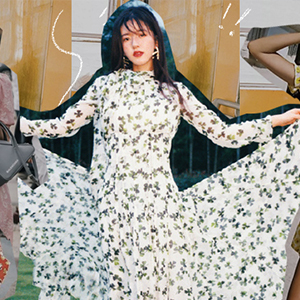 碎花裙不失宠，学赵露思 随穿随美！