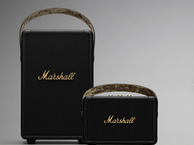 MARSHALL 两大传奇产品 KILBURN II 和 TUFTON 便携 音箱加入 BLACK AND BRASS 标志性配色系列