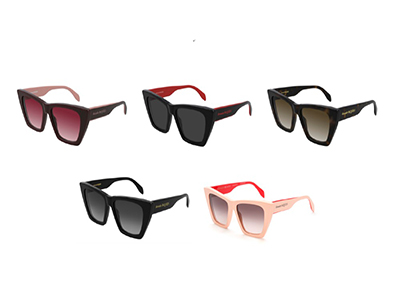 Alexander McQueen  2021早秋女装系列Selvedge太阳眼镜