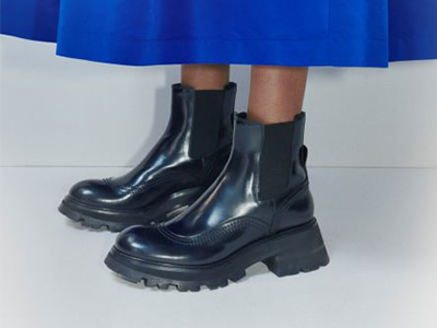 Alexander McQueen  2021早秋女装系列Wander Boots切尔西靴