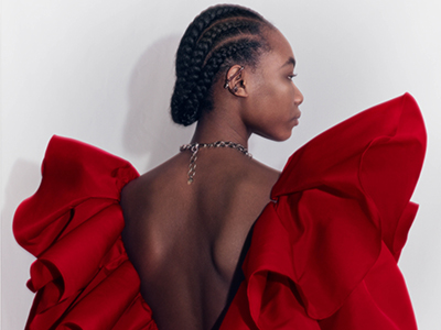 Alexander McQueen  2021早秋女装系列——饱和色调