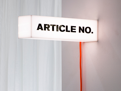 ARTICLE NO. 在上海 thecoolhunter SHOWROOM 举办Press Day