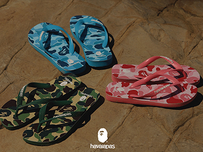 A BATHING APE® × HAVAIANAS 独家联名系列正式发布