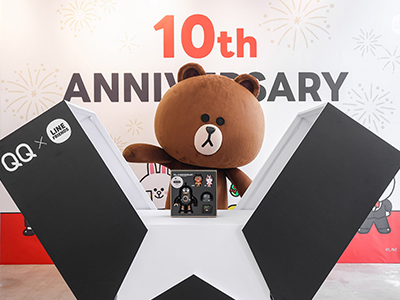 LINE FRIENDS携手腾讯QQ“玩在一起” 限量联名潮玩共庆BROWN & FRIENDS 十周年