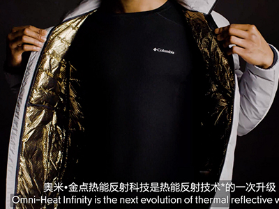 Columbia即将重磅推出奥米·金点热能反射科技 诠释冬季保暖新定义*