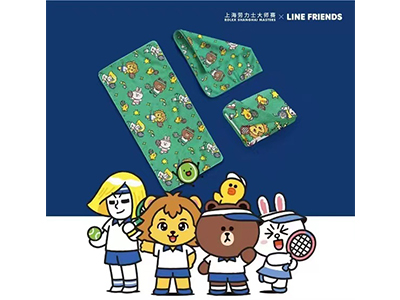 LINE FRIENDS结“萌”上海劳力士大师赛推出系列网球周边