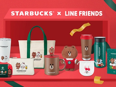 星巴克联合LINE FRIENDS推出限定圣诞系列商品 12月7日起港澳线下门店及香港网上商城同步开启售卖