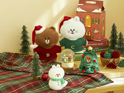 LINE FRIENDS 特别推出主题单品，用多彩形式呈现圣诞氛围