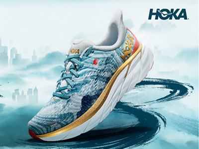 HOKA ONE ONE携Clifton 8「乘云」配色跑鞋致敬中国文化 唤醒新年奔跑动力 天高任我飞 