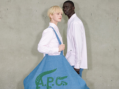 当经典法鳄遇上极简主义 再掀Terrace时髦新潮流 LACOSTE 携手 A.P.C. 推出全新联名合作系列