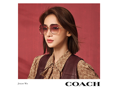 Coach品牌代言人吴谨言精彩演绎秋季系列太阳眼镜