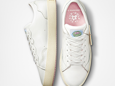 Converse联手GOLF le FLEUR* 推出全新GLF 2.0系列鞋款 Tyler, The Creator：打造纯白小花