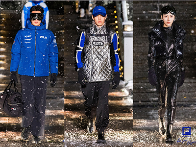 FILA高级运动羽绒系列发布 五方联名大秀续写雪上传奇