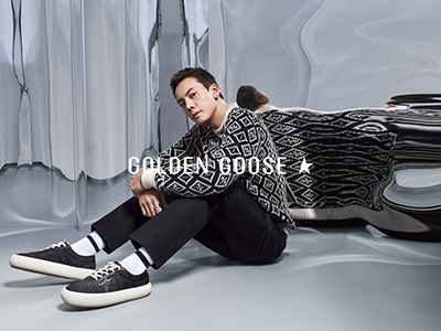 Golden Goose 品牌全球代言人陈伟霆出镜演绎全新Space-Star品牌大片