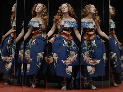 Alexander McQueen发布 2023春夏女装系列创意短片