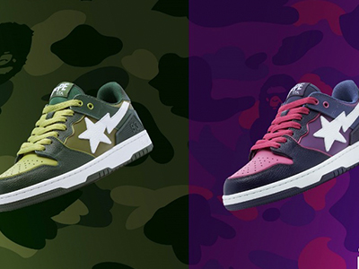 BAPE® SK8 STA发布奢华配色