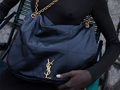 SAINT LAURENT  23夏季女士系列 JAMIE 4.3羊皮革手袋