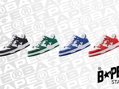 BAPE® SK8 STA以经典配色回归