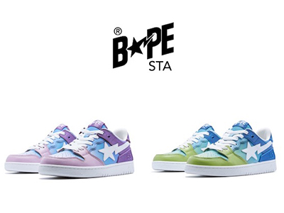 BAPE® SK8 STA以渐变色彩轻盈入夏