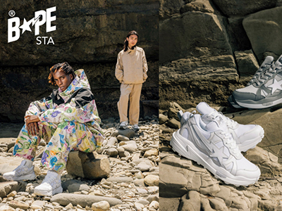 全新鞋型BAPE® TRAIL STA正式发布 越野无界，畅行无阻