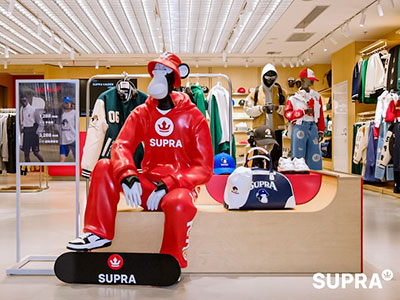 ⾼级街头⽣活⽅式品牌 SUPRA 强势⼊驻中国