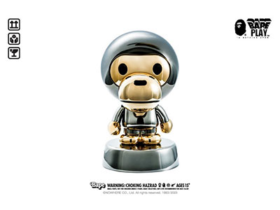 BABY MILO® BY *A BATHING APE®合金公仔雕塑