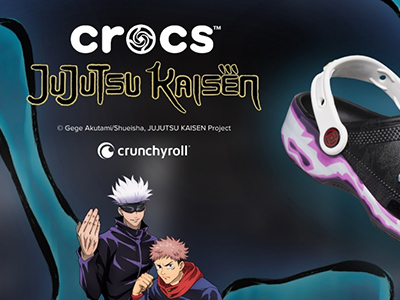 Crocs 携手 Crunchyroll，推出全新《咒术回战》限定系列鞋款 限定系列涵盖三双全新鞋款与多款智必星，为全民咒术师而生