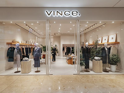 VINCE首家南京德基广场精品店正式启幕