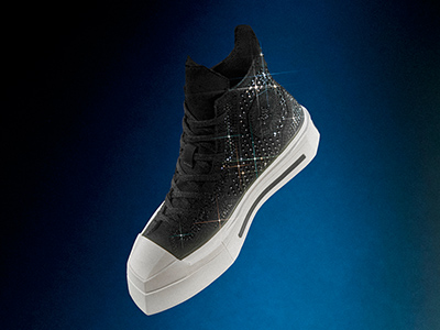 CONVERSE携手施华洛世奇，水晶款几何Chuck 70耀目登场
