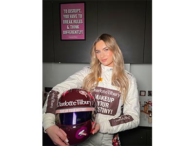 Charlotte Tilbury首次赞助全球体育赛事： 成为F1® Academy赛事赞助商中的首个由女性创立的品牌和美妆品牌