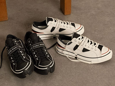 CONVERSE携手FENG CHEN WANG再度打造2-in-1 CHUCK 70低帮鞋款 推出黑白两款经典配色