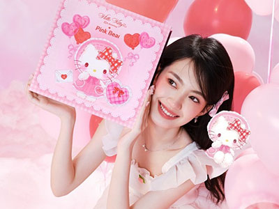 不管几岁 少女心万岁 PinkBear皮可熊 X Hello Kitty50周年联名合作系列全新上线