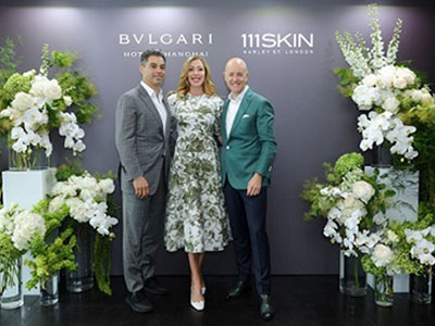 上海宝格丽酒店引入英国院线级护肤品牌 111SKIN 系列产品