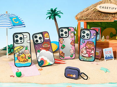 CASETiFY再度携手LINE FRIENDS minini 推出合作系列 夏日派对正式开启 和晒黑的minini们一起享受海边悠闲假期