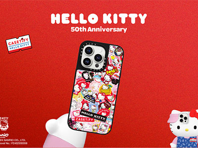 庆祝Hello Kitty诞生50周年，CASETiFY 与三丽鸥家族四度携手推出全新合作系列 以可口便利店零食为灵感，带来天马行空的可爱设计