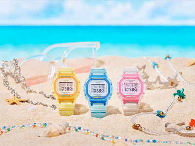 色彩是夏天的入场券！BABY-G Summer Jelly Colors系列清新登场