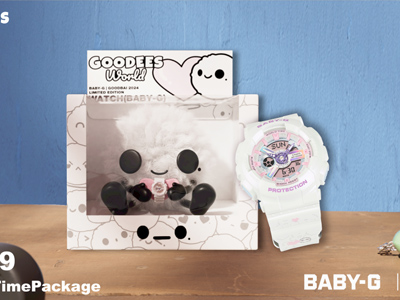 梦幻联动 | BABY-G X GOODBAI，温暖治愈，开启多巴胺之旅！