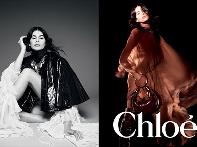 CHLOÉ发布2024冬季大片 巴黎，2024年8月20日