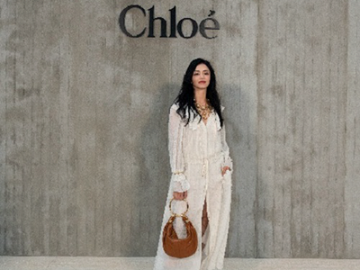 姚晨出席Chloé2025夏季系列时装秀