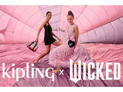 Kipling x 魔法坏女巫联名系列包款上新，共启逐梦之旅！