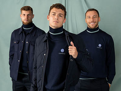 CANALI 为国际米兰足球俱乐部打造 2024/25 赛季限定秋冬服装系列