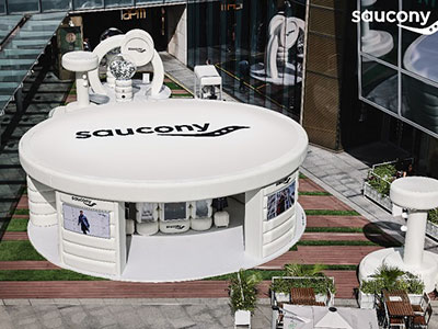 都市暖羽，从绒入圈 Saucony索康尼城市暖冬概念空间登陆上海环贸iapm