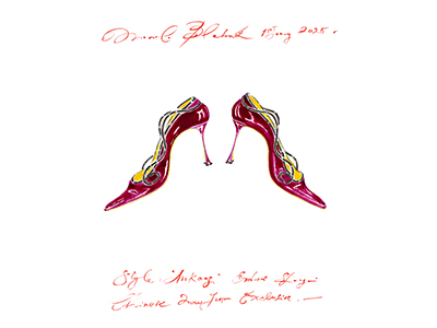 MANOLO BLAHNIK 优雅呈现2025农历新年限定款式