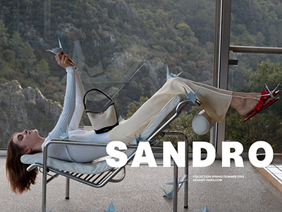 SANDRO 2025春夏系列广告大片
