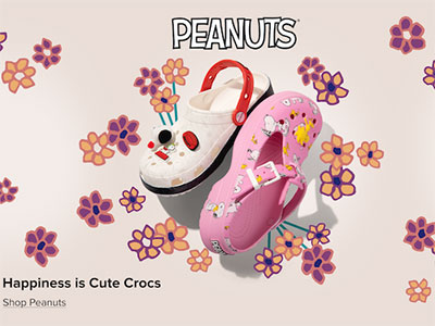 童趣时尚新风潮，Crocs卡骆驰x Peanuts合作系列闪亮登场！