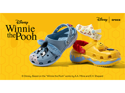 卡通魅力温柔释放，Crocs卡骆驰 x Disney Winnie the Pooh合作系列萌趣登场！