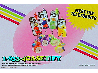 复古风潮来袭！CASETiFY 携手《天线宝宝》推出主题联名系列 回归90年代：以欢乐和别样的自我表达诠释经典童年回忆