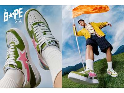 全新BAPE STA™ ICON携亲子版梦幻入夏 以糖果色调焕新街头风格
