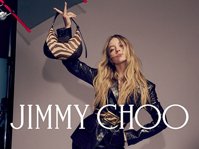 SYDNEY SWEENEY 出镜 JIMMY CHOO 秋季女士系列广告