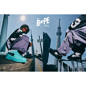 街头时尚装备的高阶玩法 全新BAPE STA™以无畏态度致敬街头文化